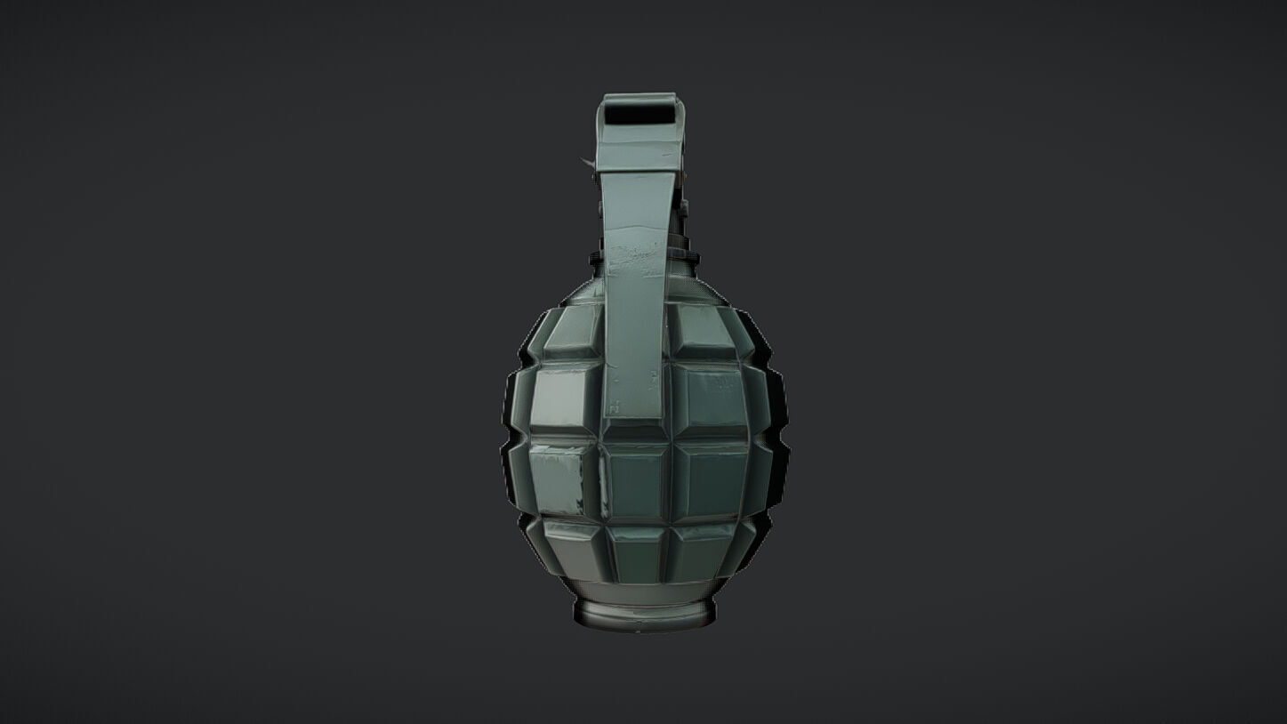 classic hand grenade 3D model_33