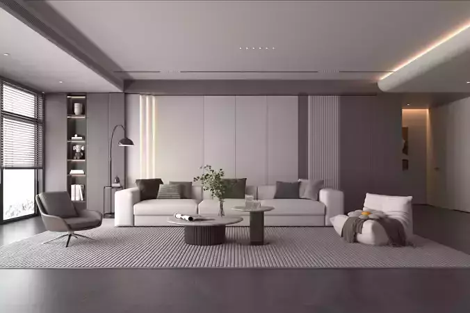 Interior scene living room