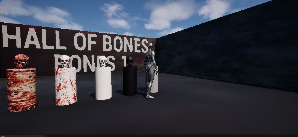 UNREAL ENGINE HALL OF BONES 1 UNREAL ENGINE 5 5 4 PROJECT 3D model_2