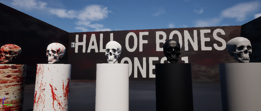 UNREAL ENGINE HALL OF BONES 1 UNREAL ENGINE 5 5 4 PROJECT 3D model_3