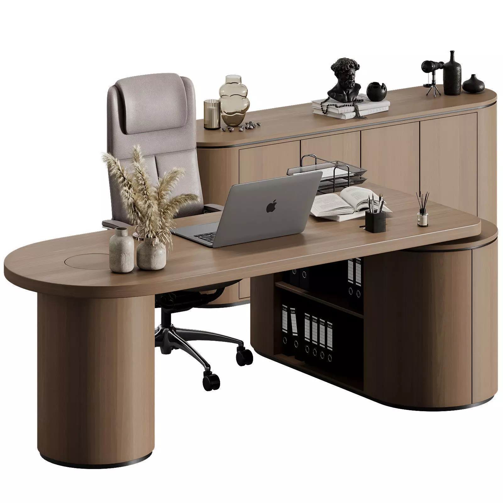 Office Furniture Manager set 26 3D model