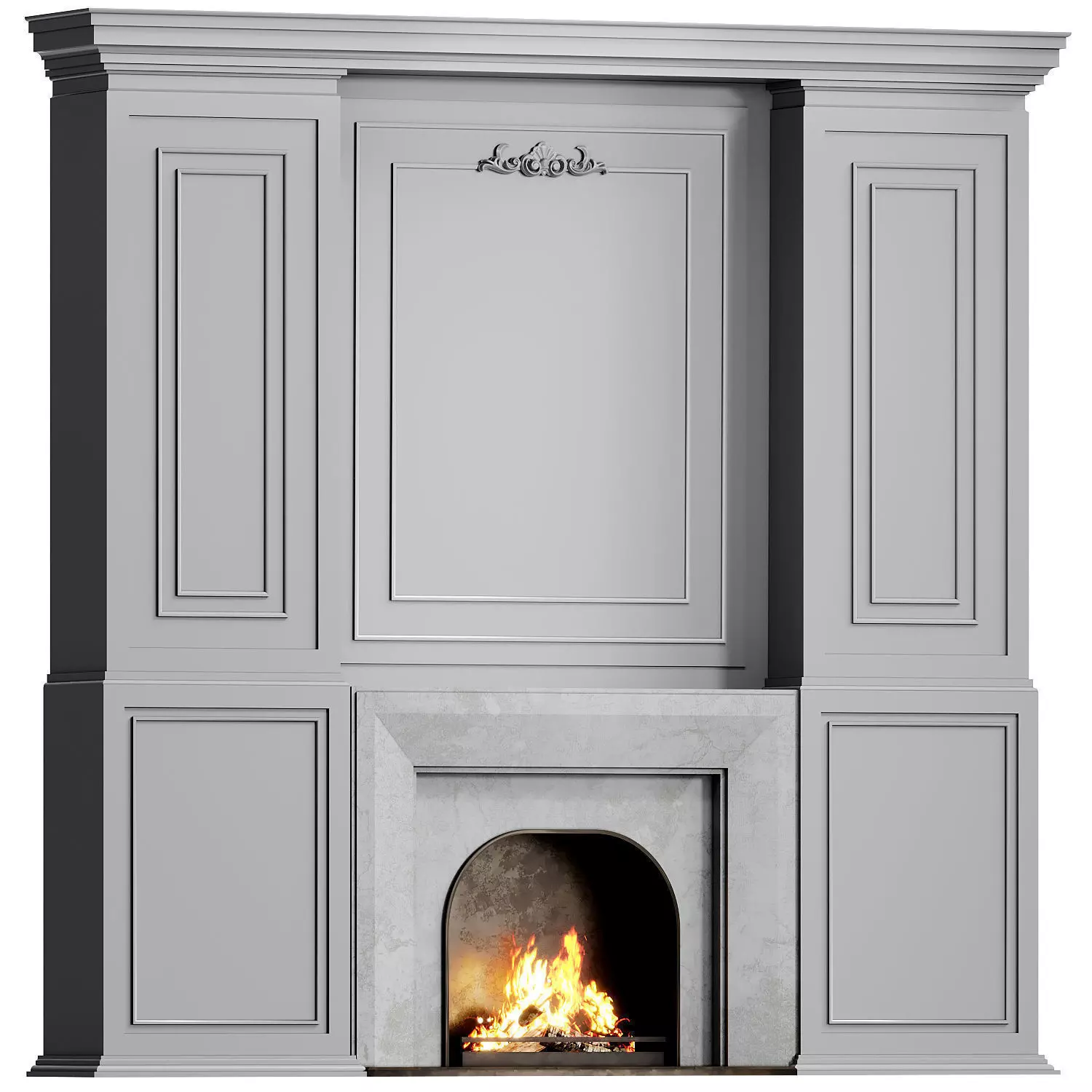 Fireplace 34 3D model