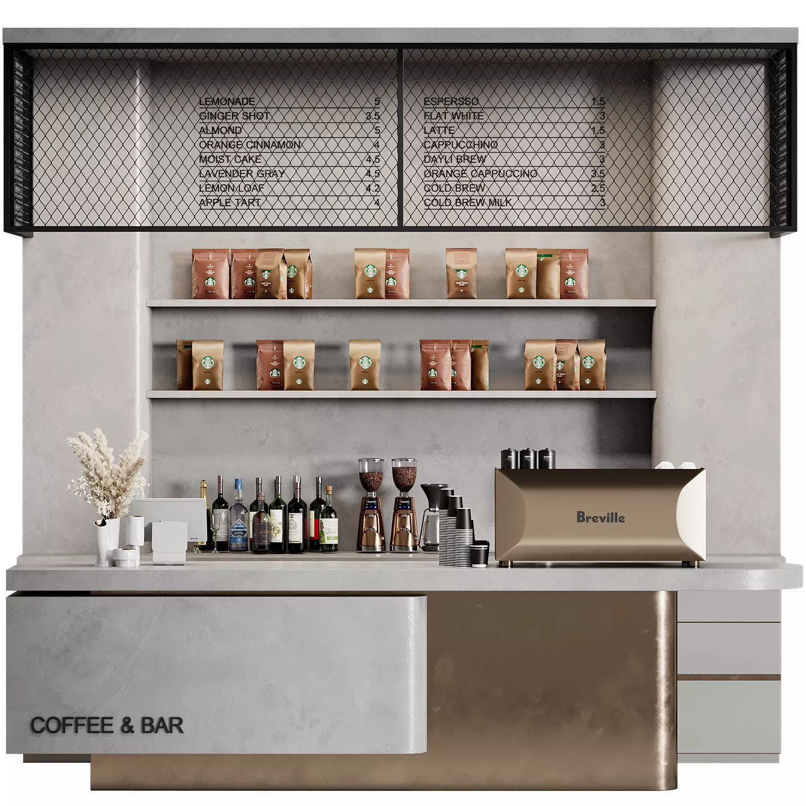 Coffee Bar 08 3D model