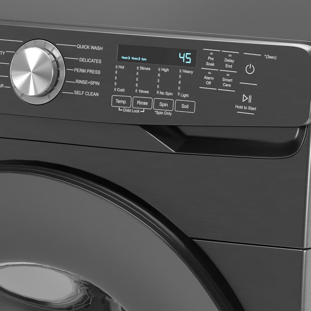 SAMSUNG washing machine 3D model_5