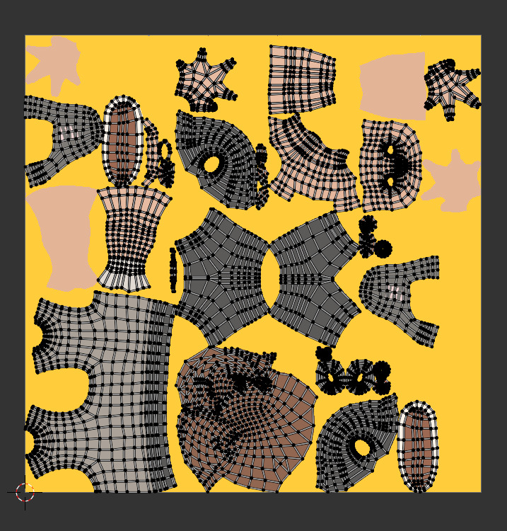 Little boy Low-poly 3D model_7