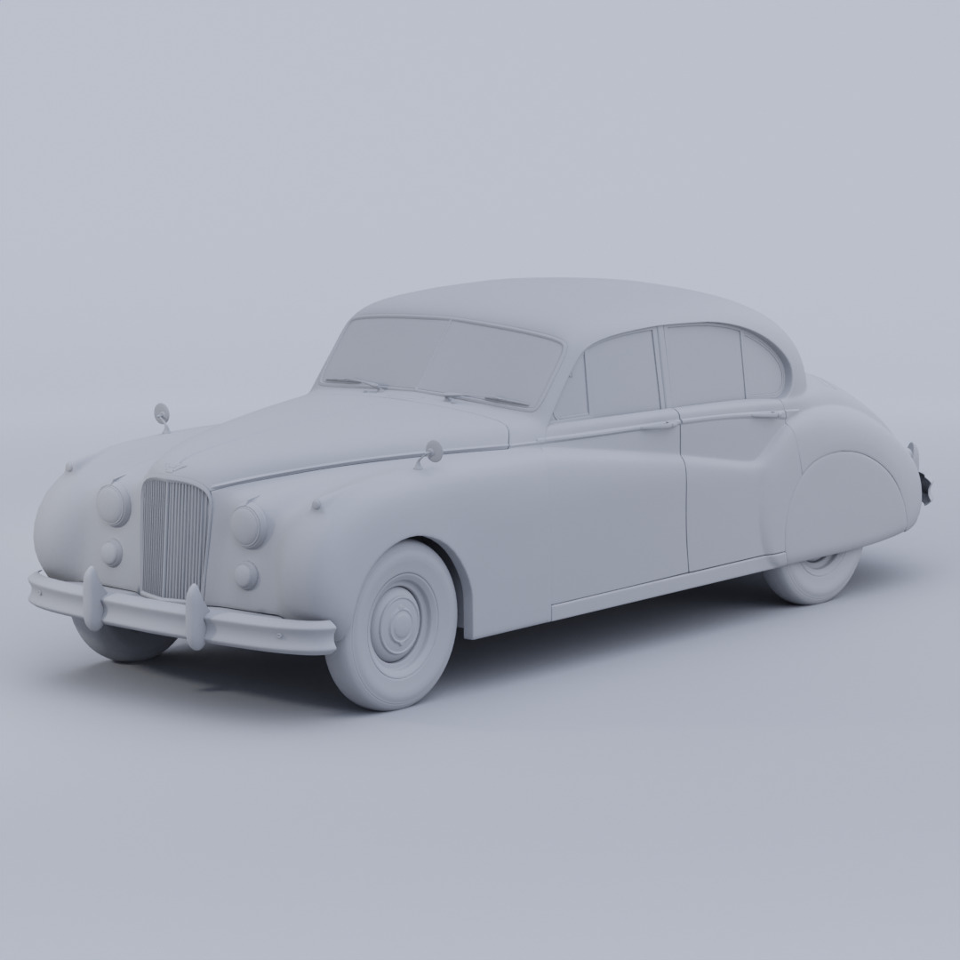 Jaguar Mark VII 3D model_5