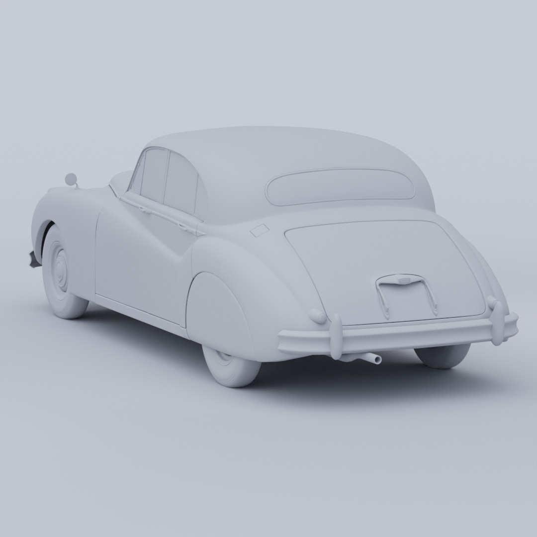 Jaguar Mark VII 3D model_7