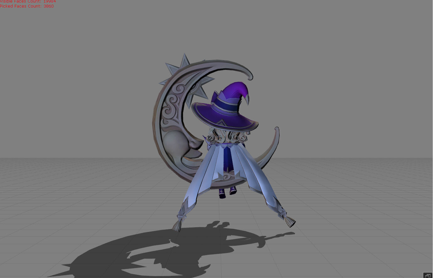 Change Lunar Magic Low-poly 3D model_5