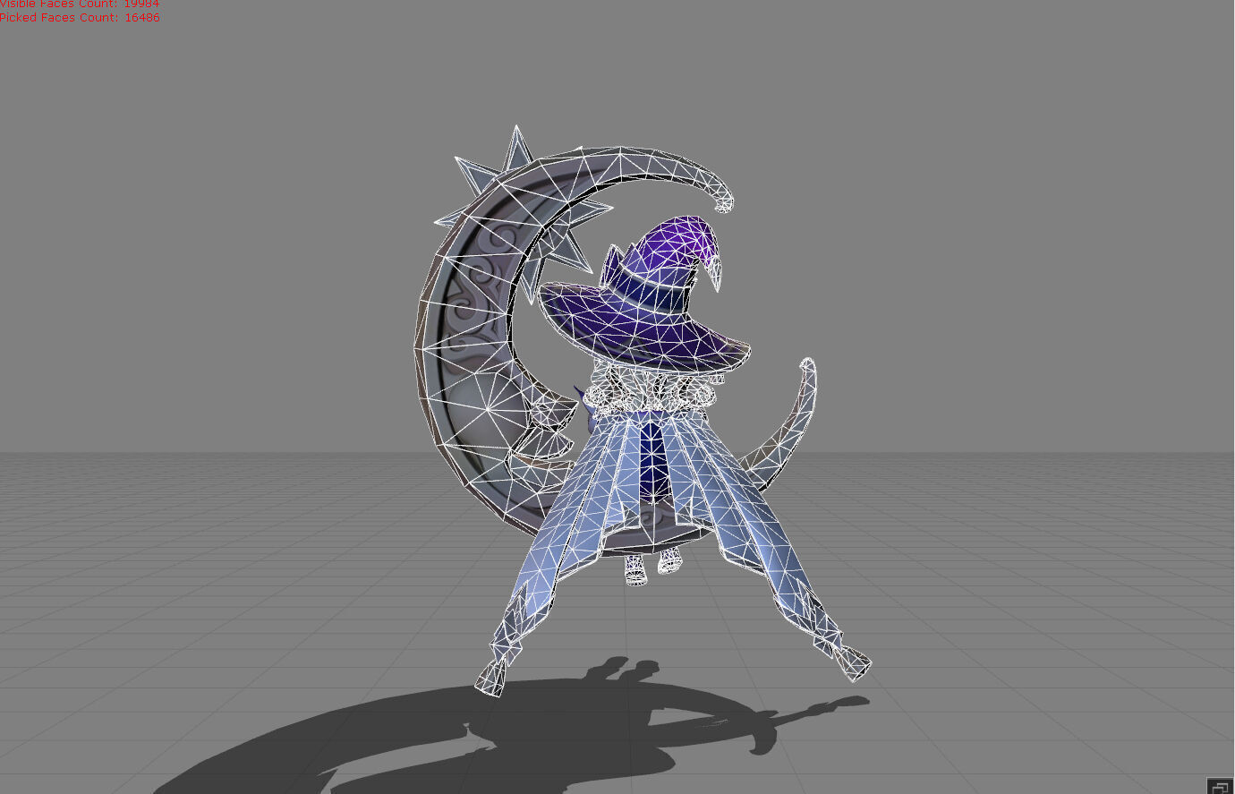 Change Lunar Magic Low-poly 3D model_9