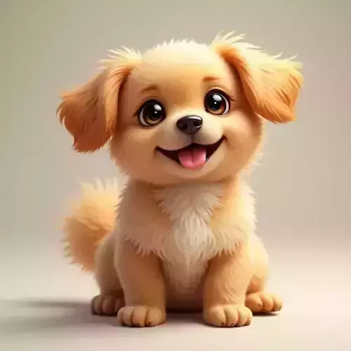 cute small dog animal tame