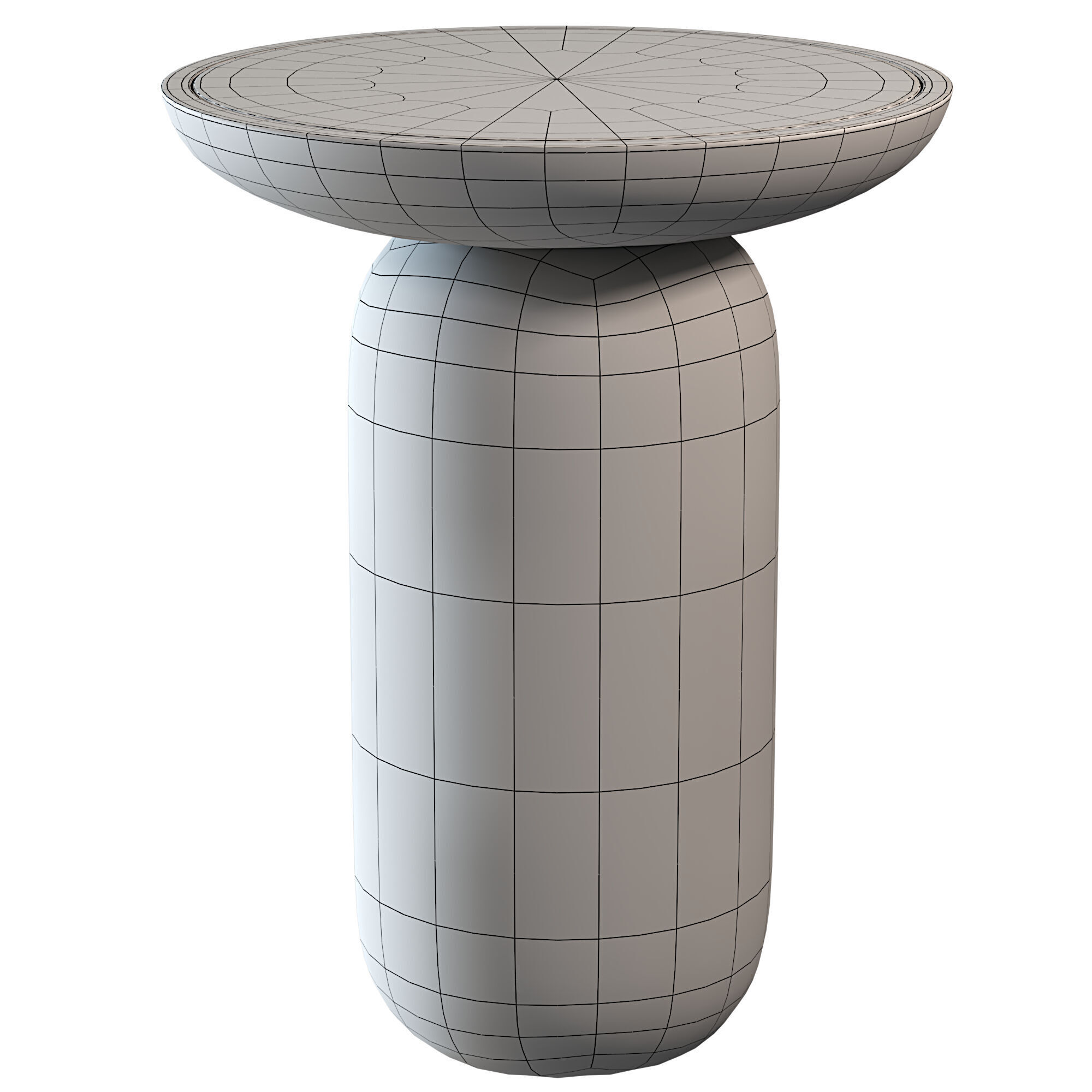 Mezalito side table 3D model_3
