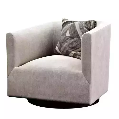 RH 1950s Italian Shelter Arm Swivel Chair