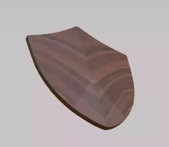 Wooden Shield Free 3D model