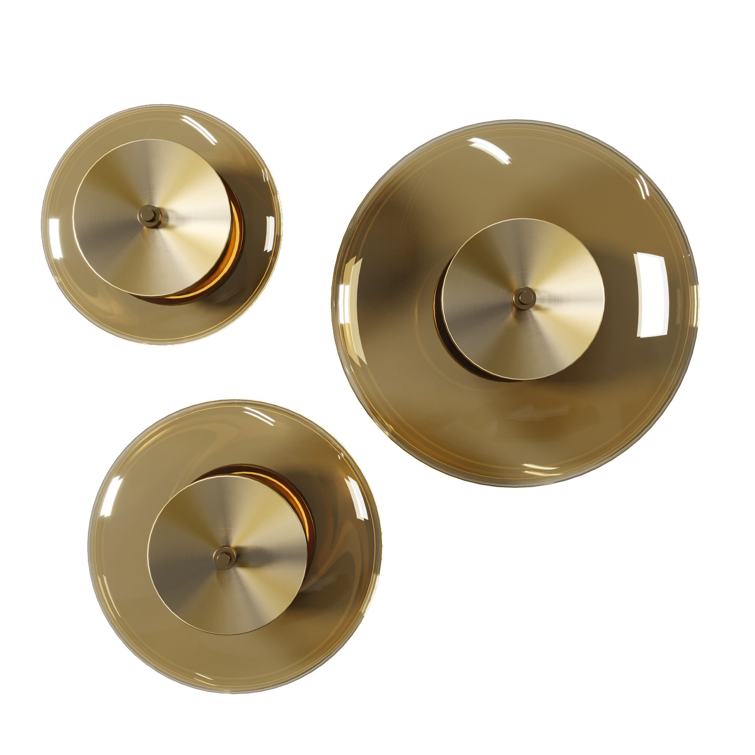 Zen Ceiling Wall Low-poly 3D model_2