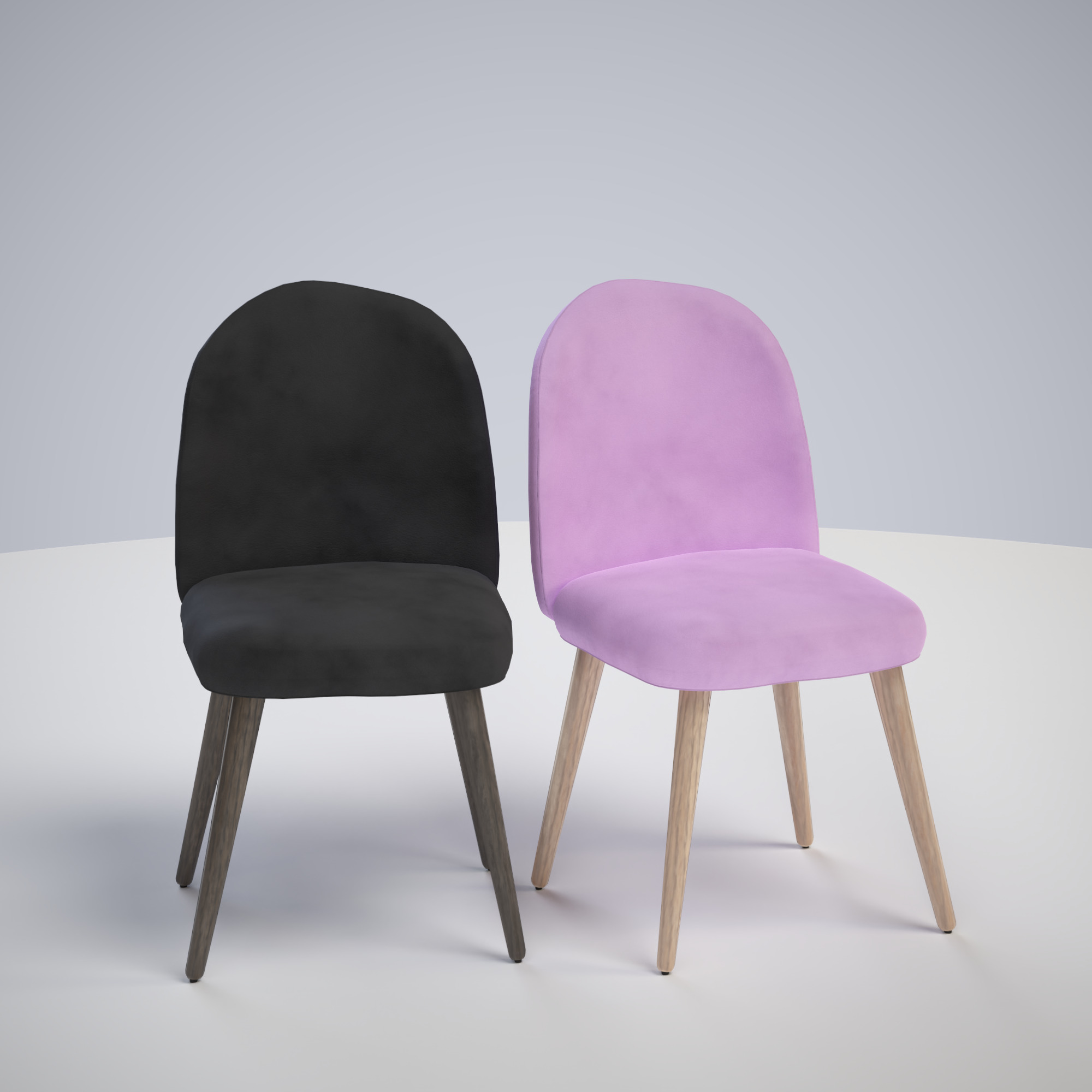 Chair ar vr optimized Low-poly 3D model_7