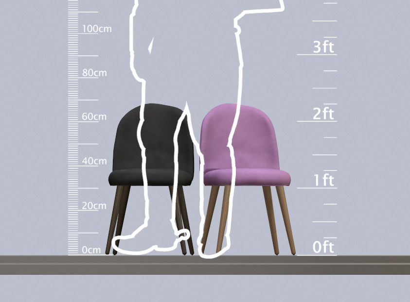 Chair ar vr optimized Low-poly 3D model_9