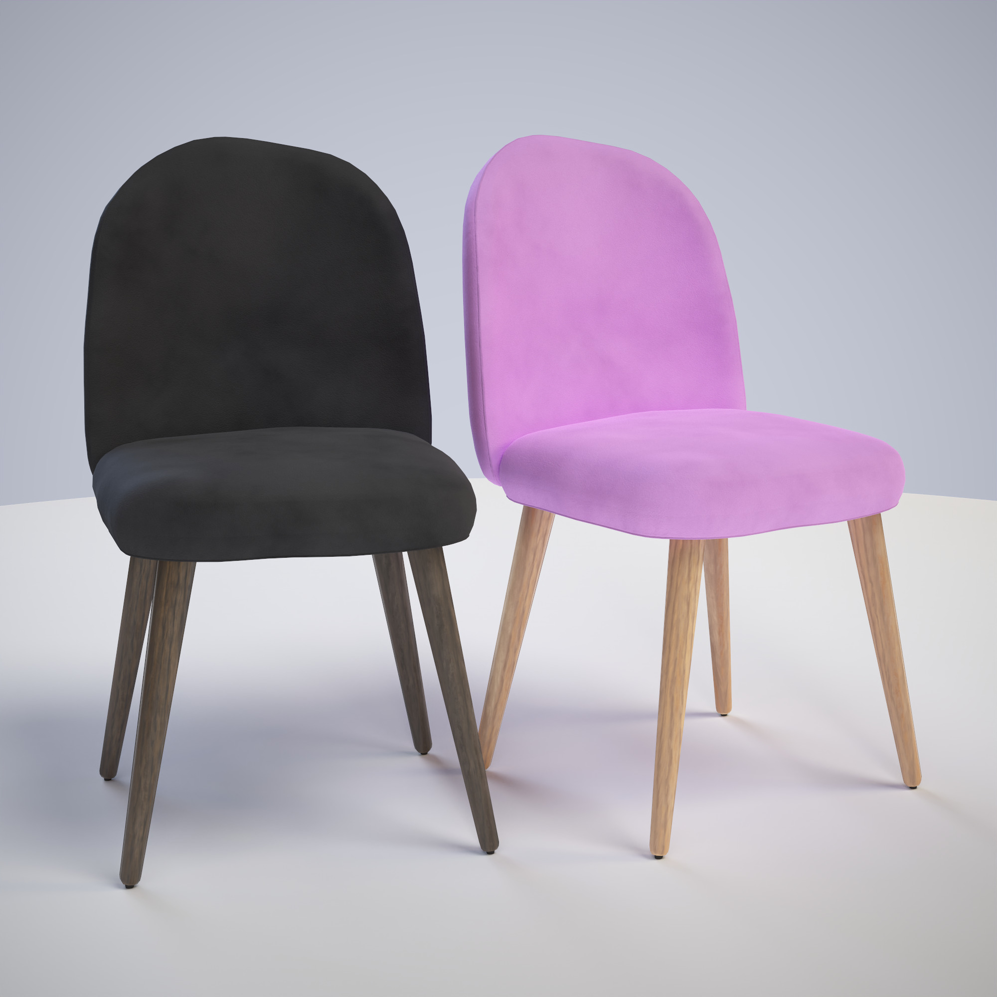Chair ar vr optimized Low-poly 3D model_2