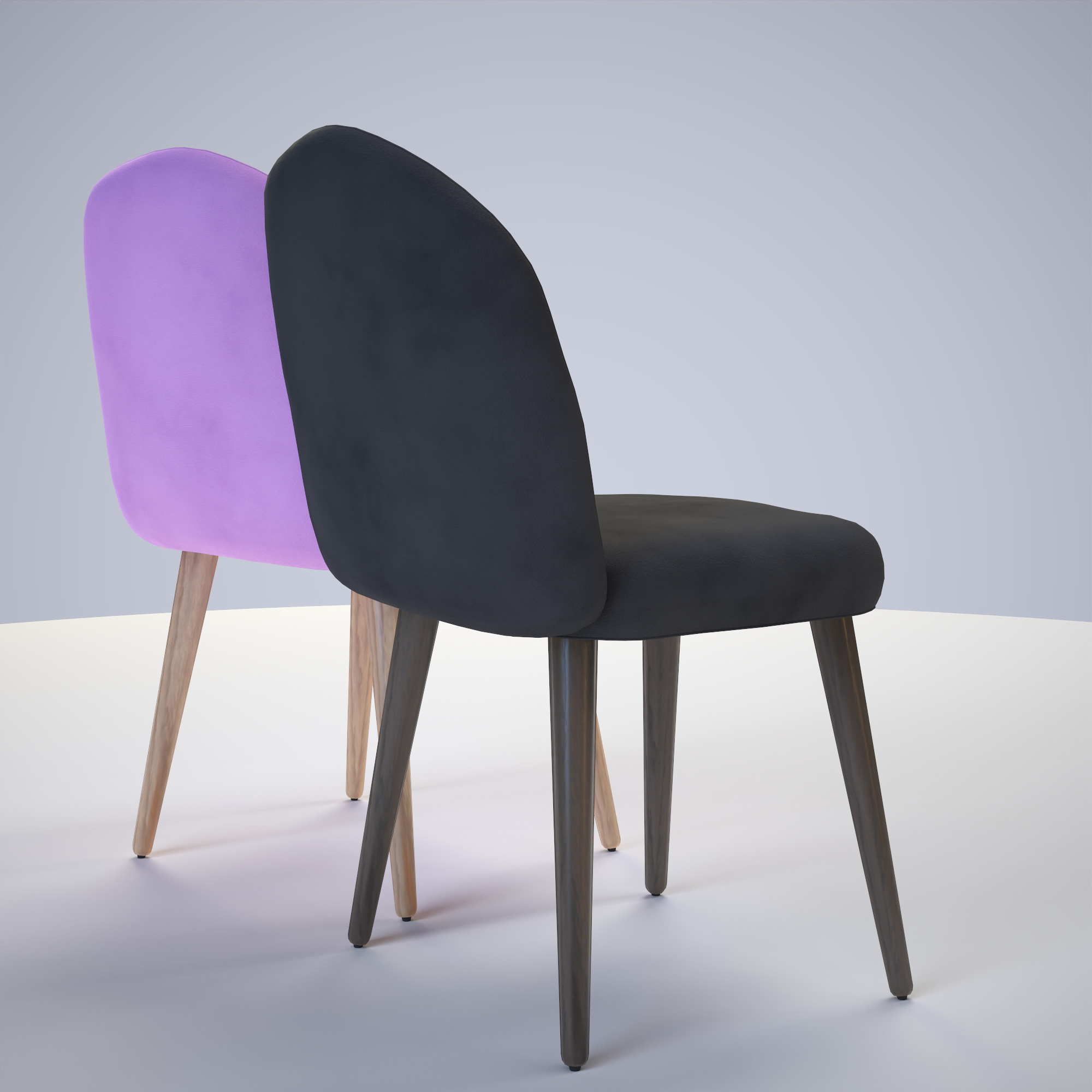 Chair ar vr optimized Low-poly 3D model_4