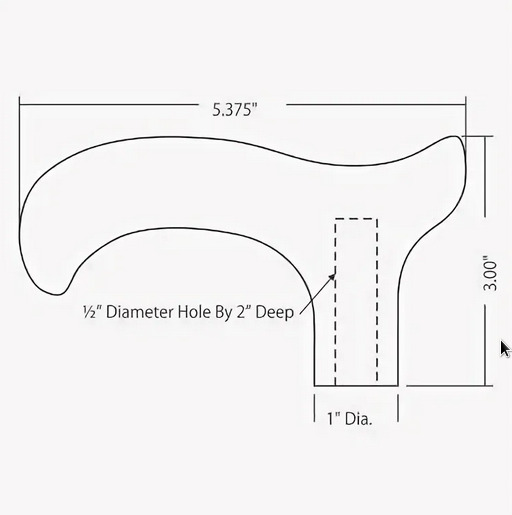 Walk Stick 3D print Stl model 3D print model_3