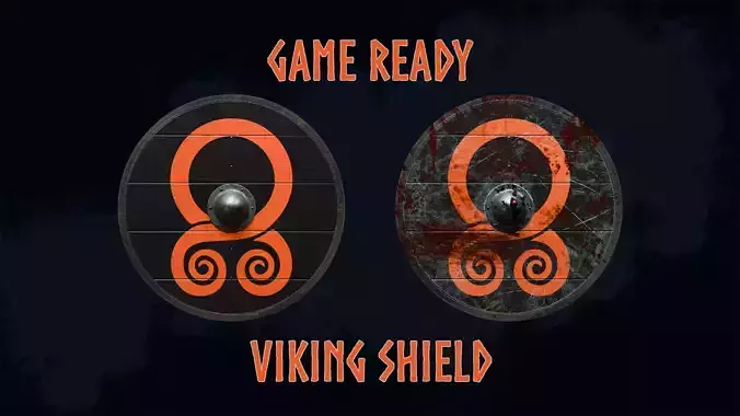 Viking Shield 4 - New and bloody 3D Model Collection