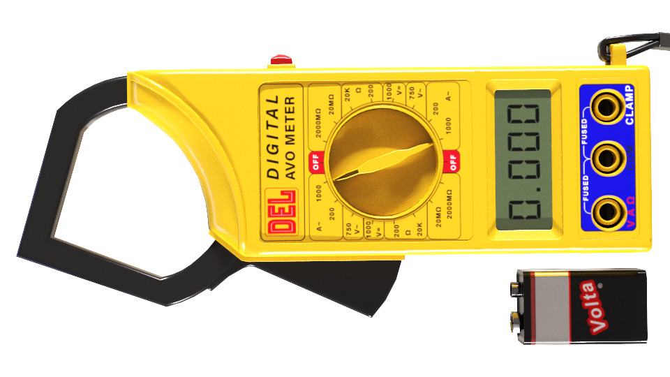 DEL Digital AVO Meter 3D model_22