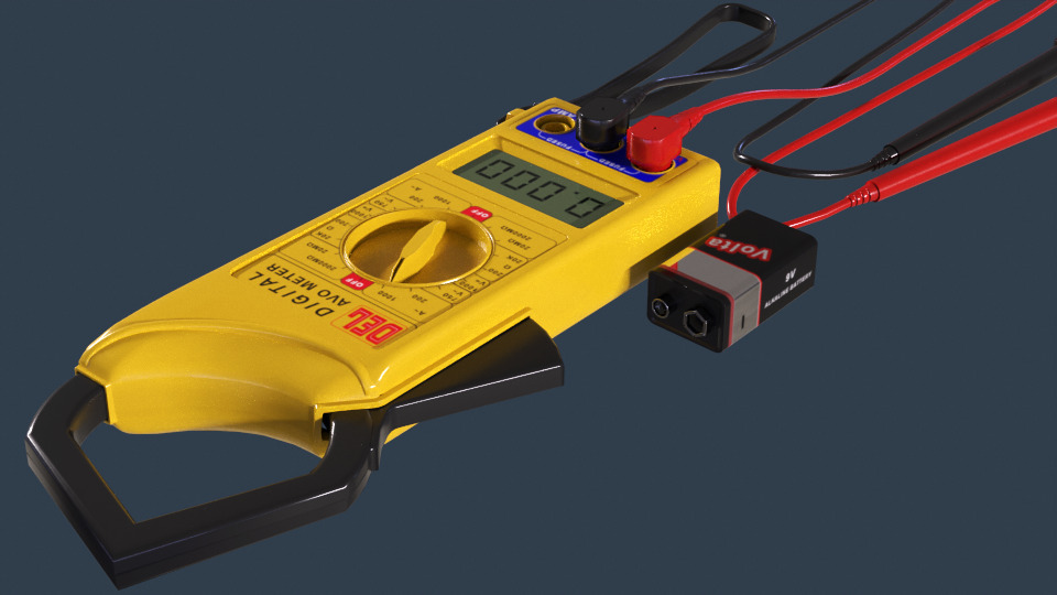DEL Digital AVO Meter 3D model_5