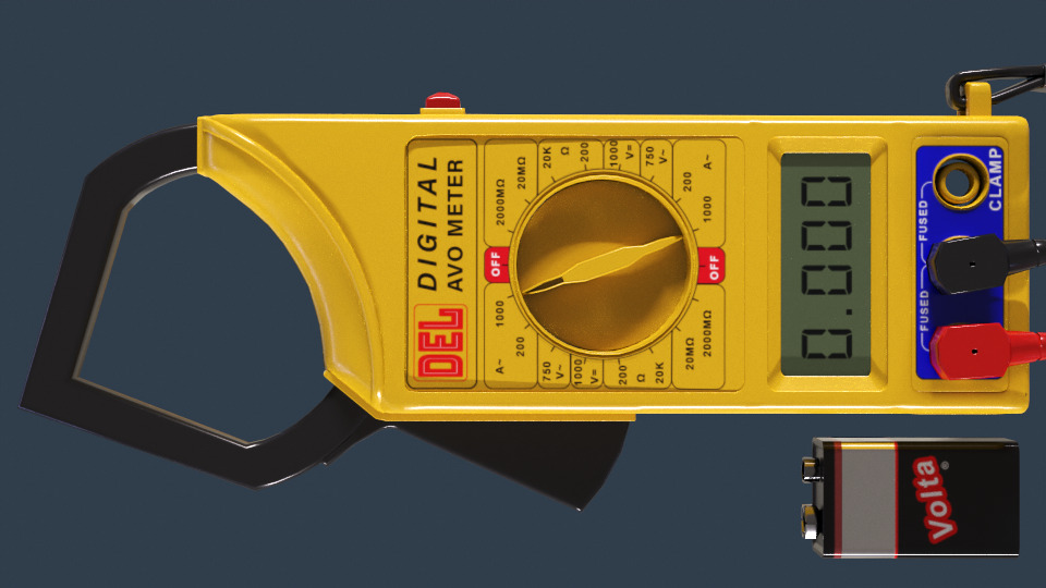 DEL Digital AVO Meter 3D model_8