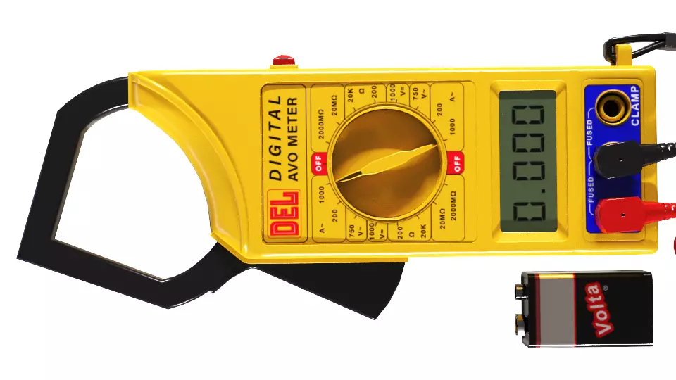 DEL Digital AVO Meter 3D model_0