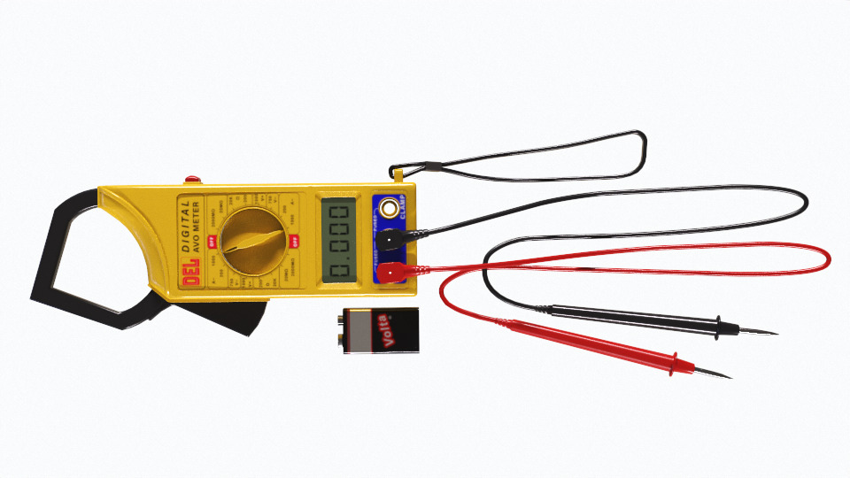 DEL Digital AVO Meter 3D model_1