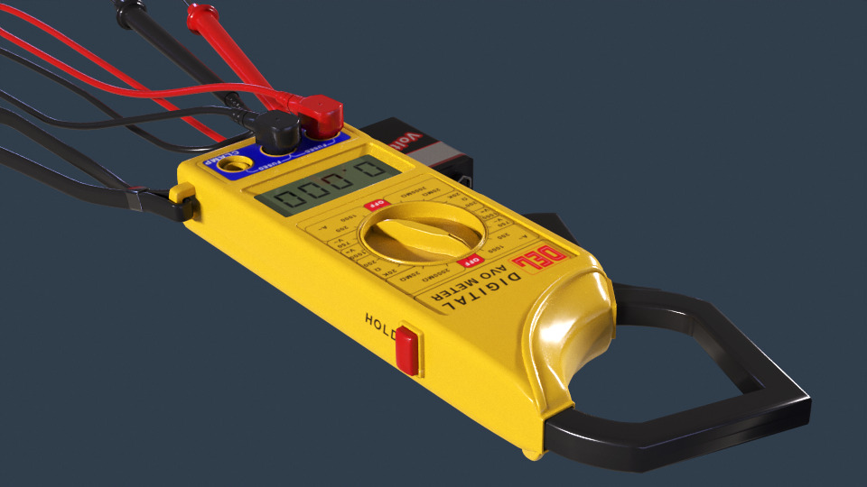 DEL Digital AVO Meter 3D model_6