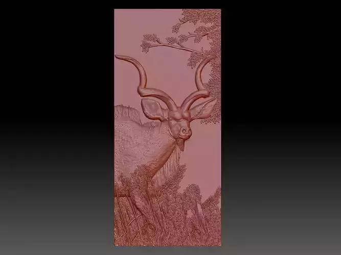 Forest deer 3D print model