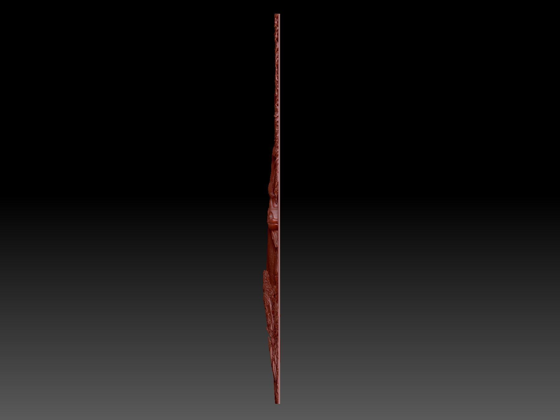 Forest deer 3D print model_1