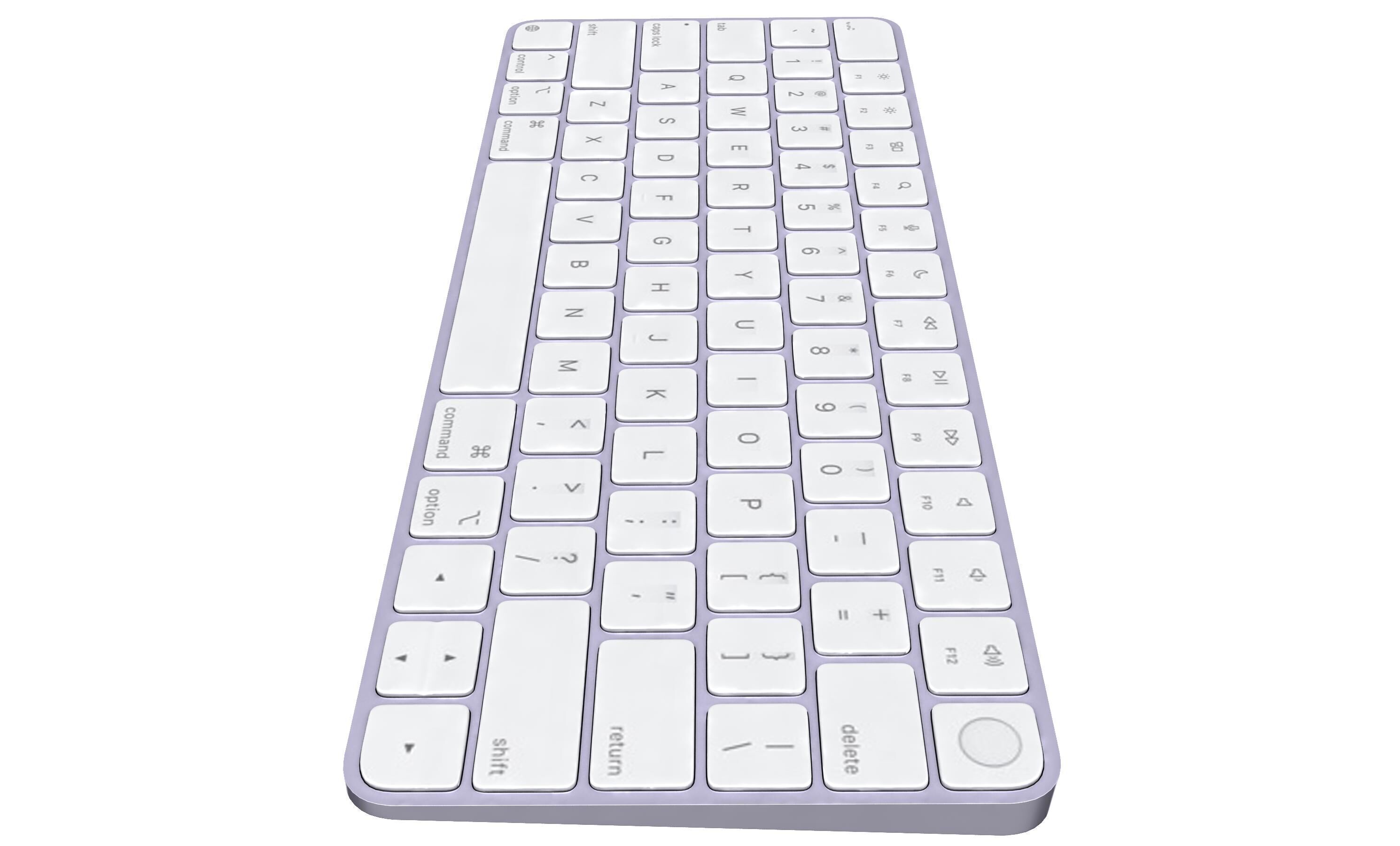 Apple iMac M4 Chip 2024 Purple 3D model_18