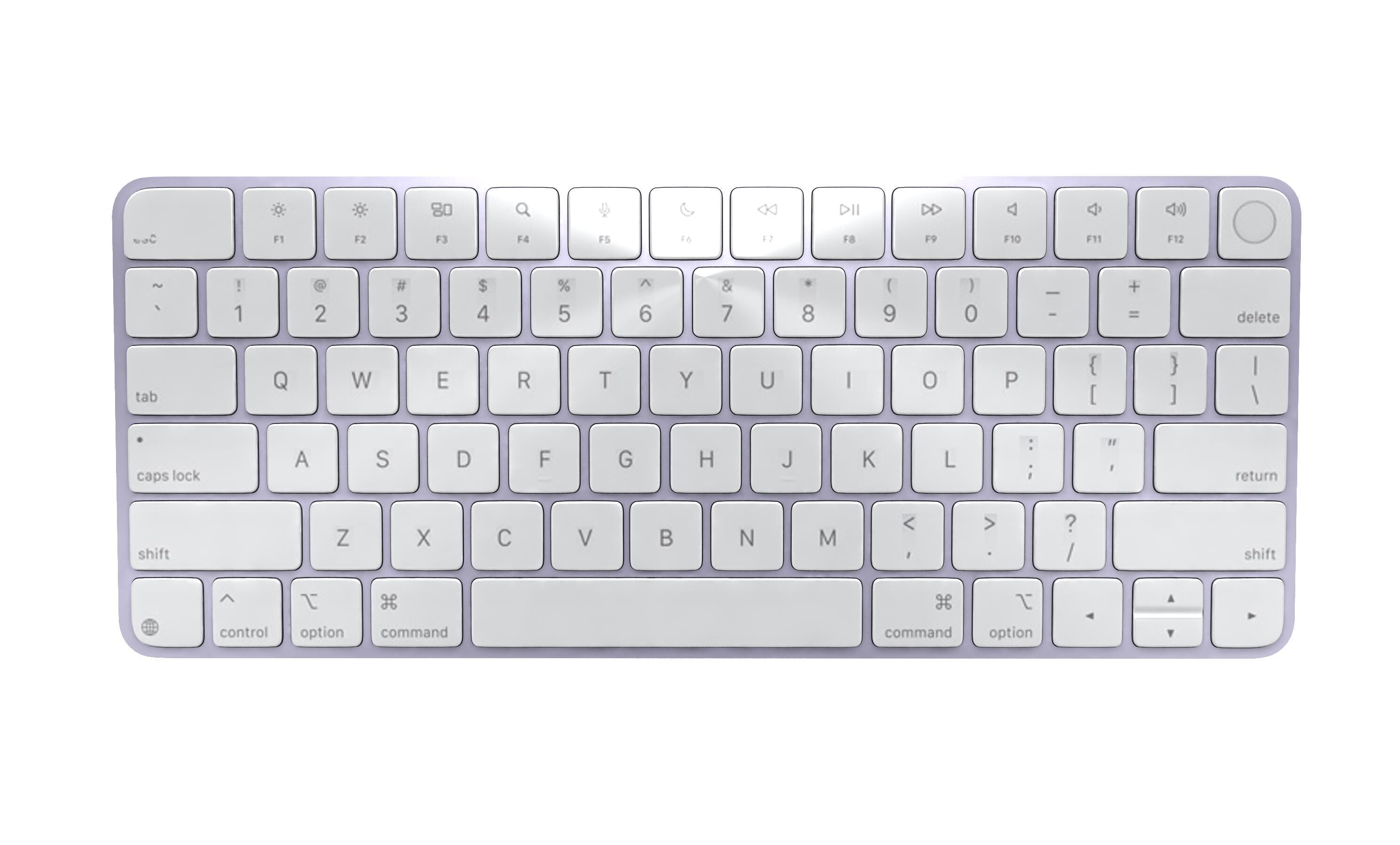 Apple iMac M4 Chip 2024 Purple 3D model_15