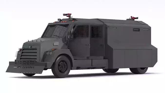 Alpine Armored Crowd Control Riot Police Truck