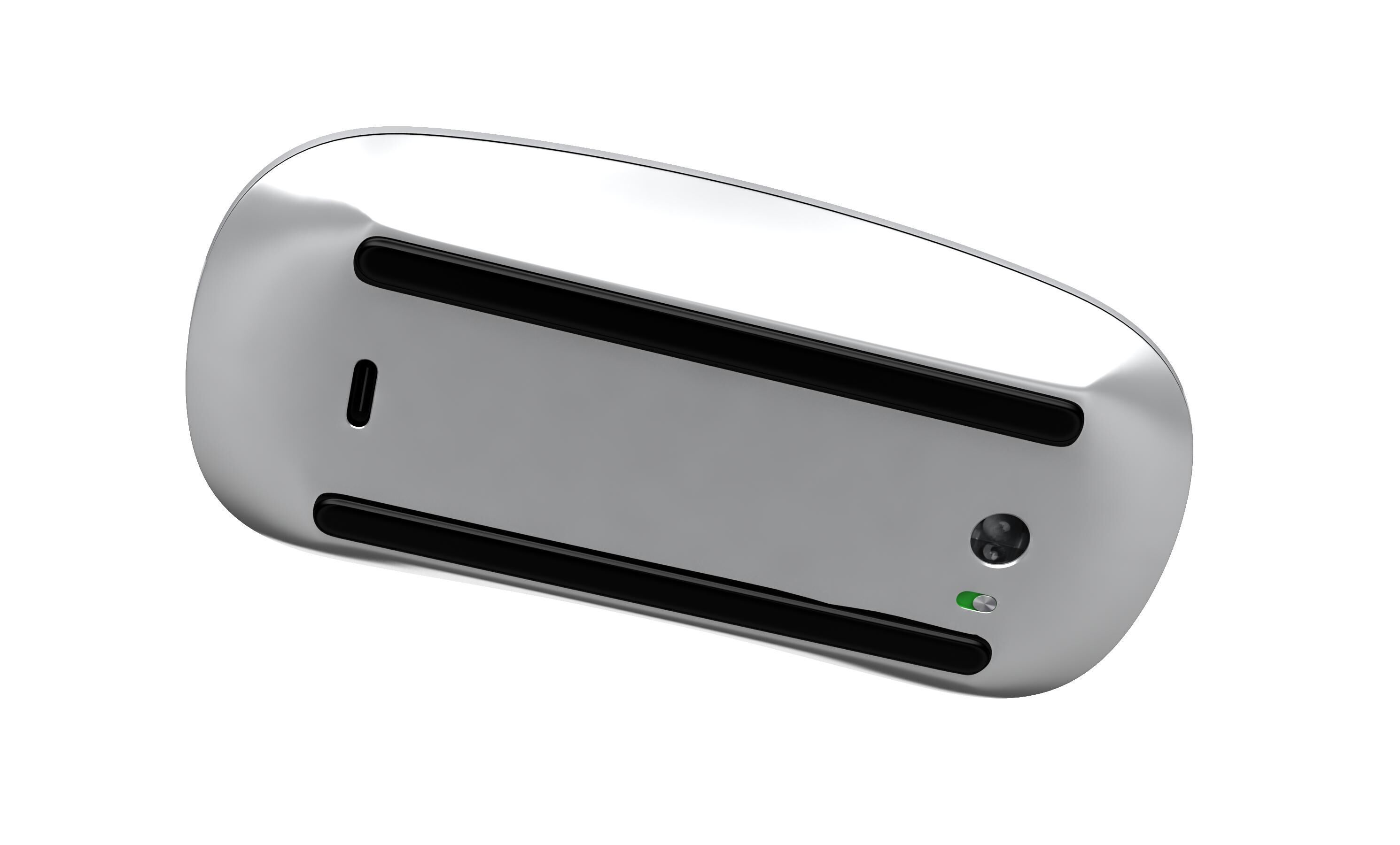 Apple iMac M4 Chip 2024 Silver 3D model_21