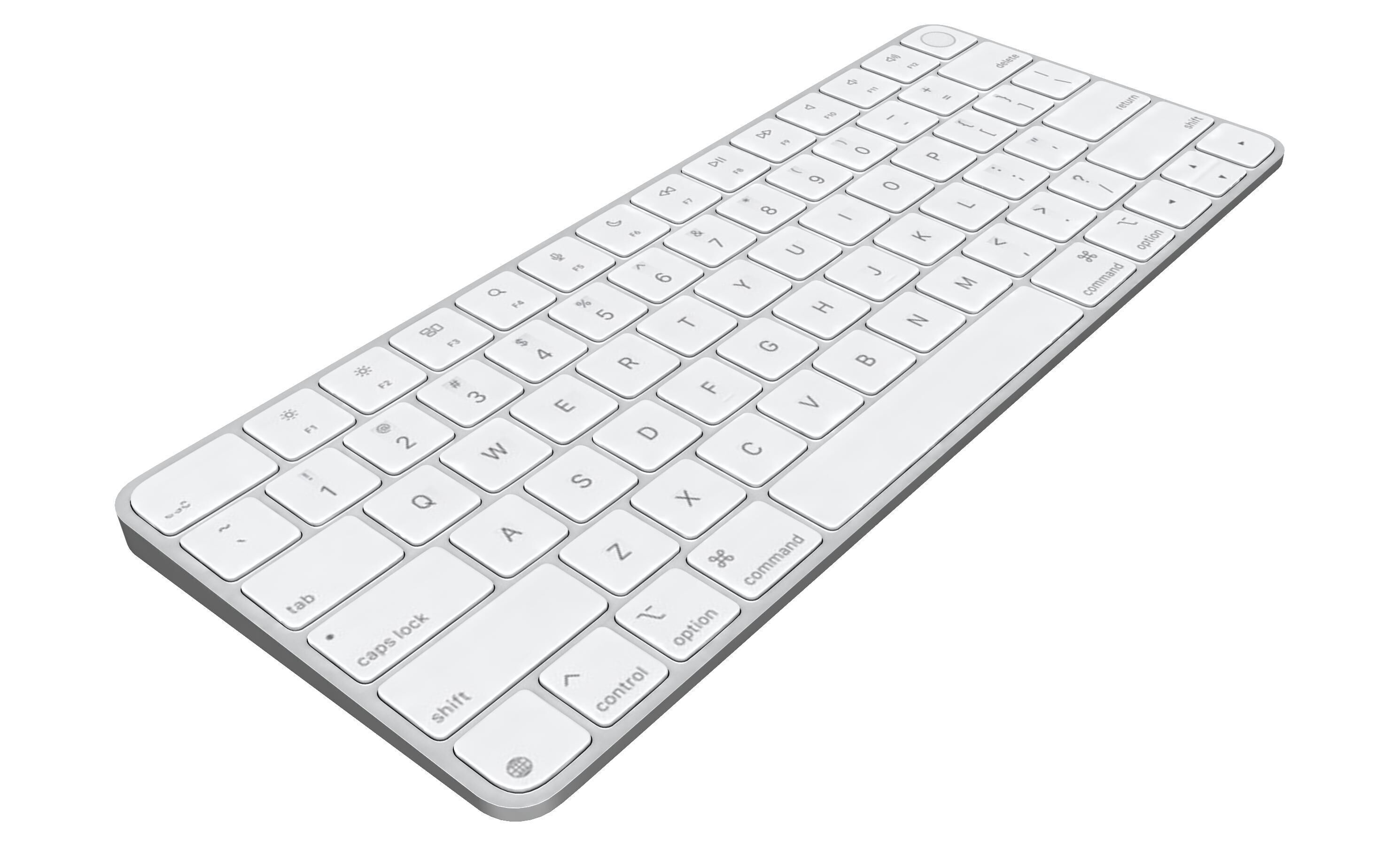 Apple iMac M4 Chip 2024 Silver 3D model_17