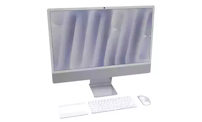 Apple iMac M4 Chip 2024 Silver