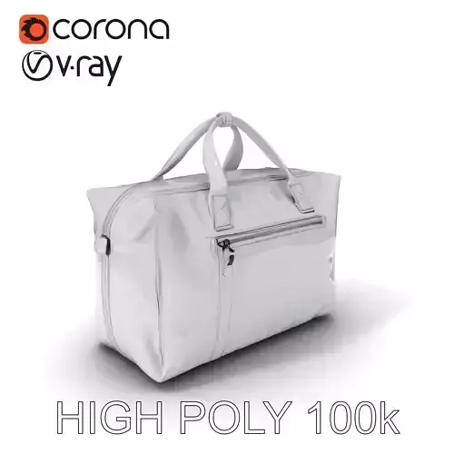 Travel Bag D Model Pack with PBR Textures