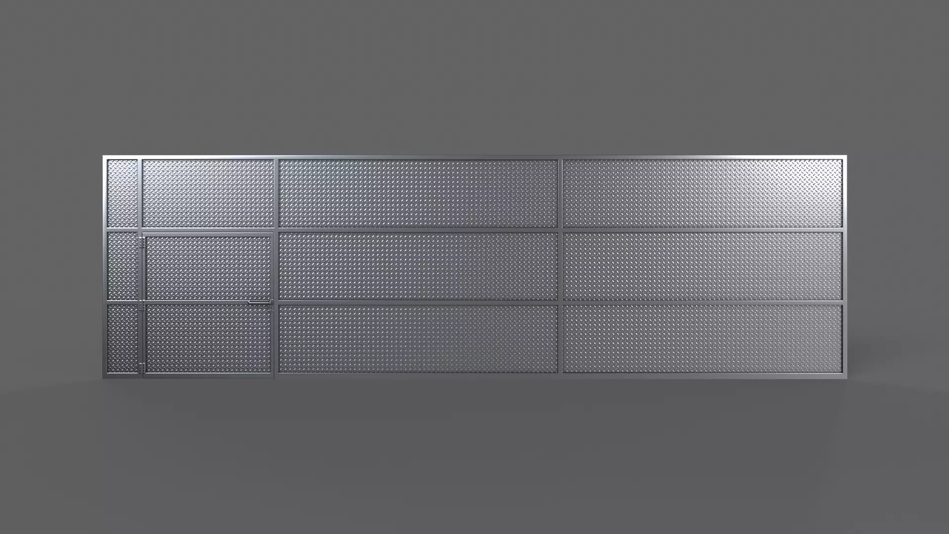 PBR Door Prison Cell 6 Low-poly 3D model_0