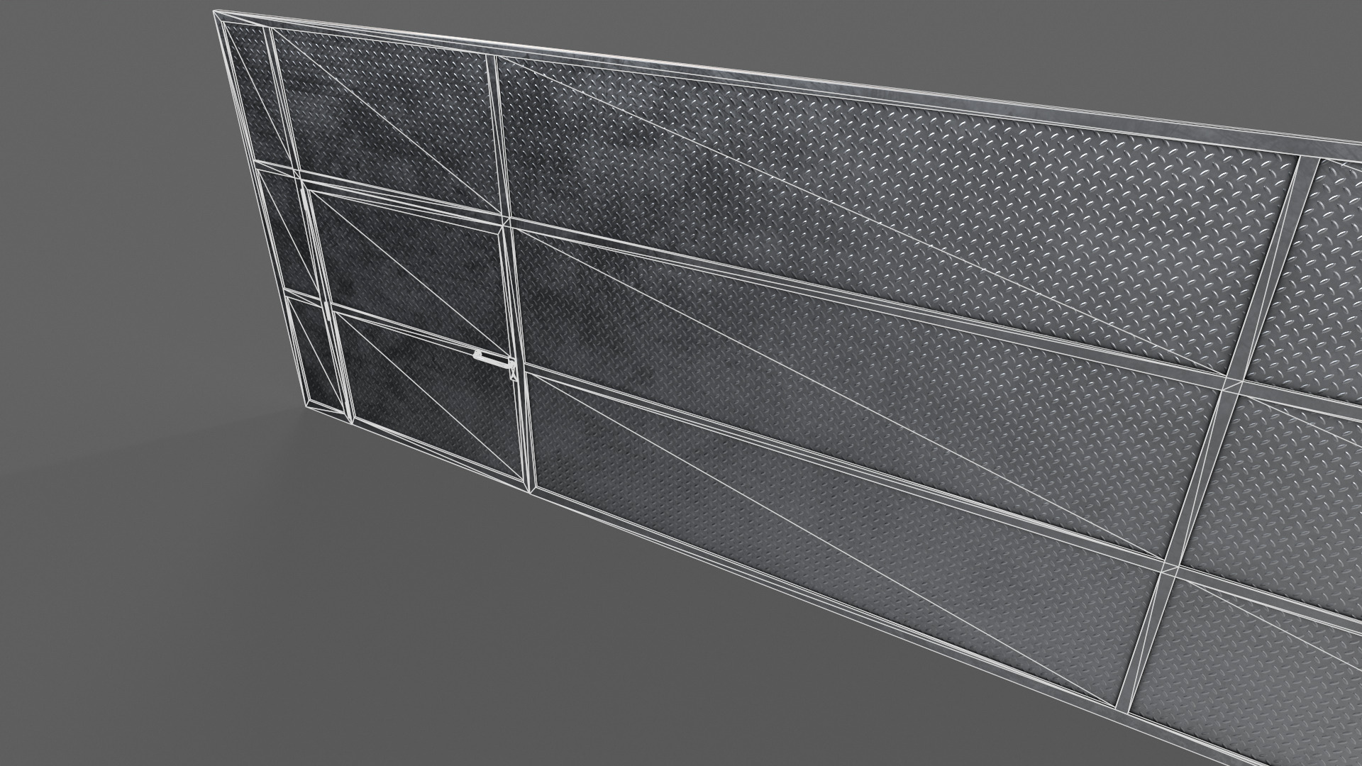 PBR Door Prison Cell 6 Low-poly 3D model_14