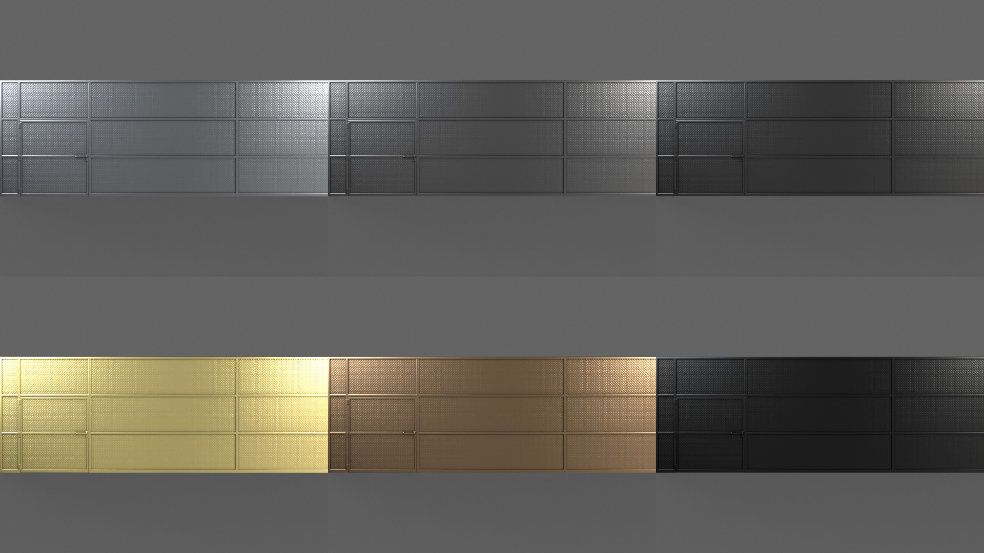 PBR Door Prison Cell 6 Low-poly 3D model_2