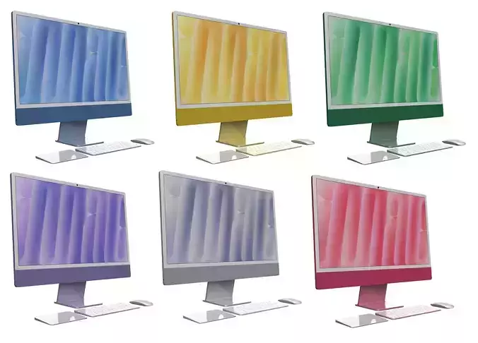 Apple iMac M4 Chip 2024 All Colors