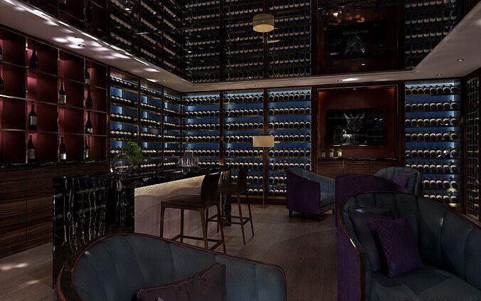 Wine cellar  3D model