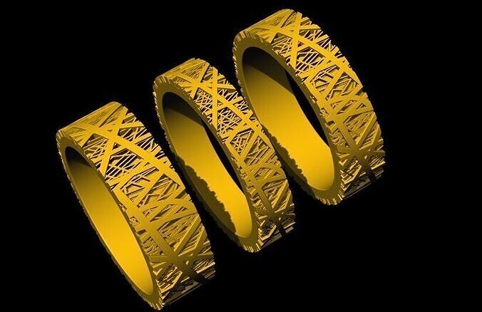 printable ring 3dm file 3D print model