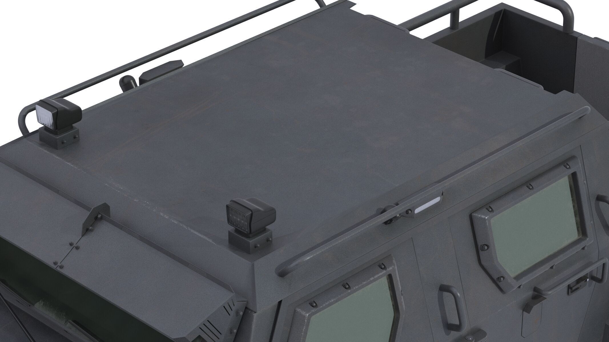 Alpine Armored Pit-Bull VXT Cal Tactical SWAT APC Truck 3D model_27