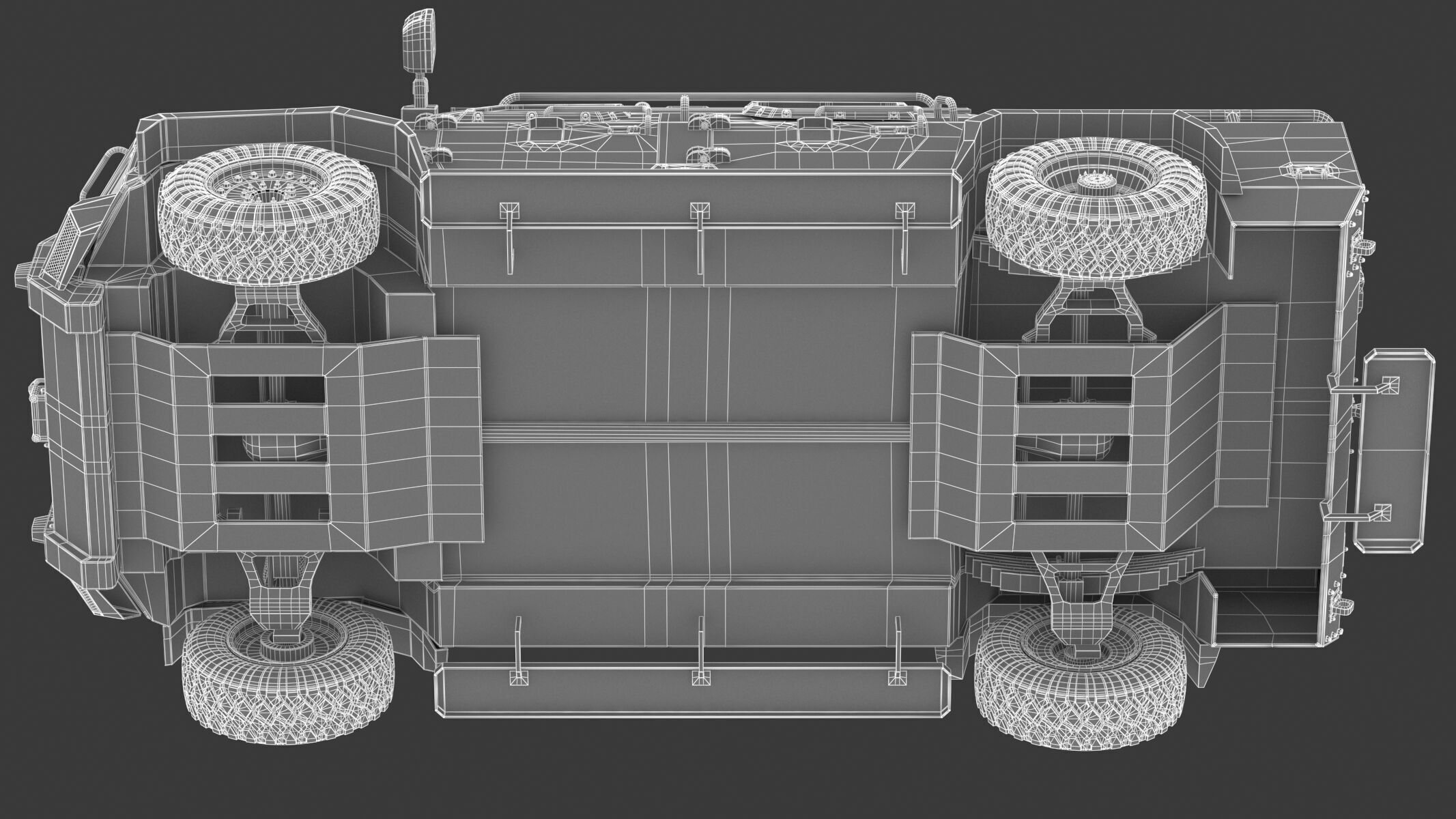 Alpine Armored Pit-Bull VXT Cal Tactical SWAT APC Truck 3D model_22