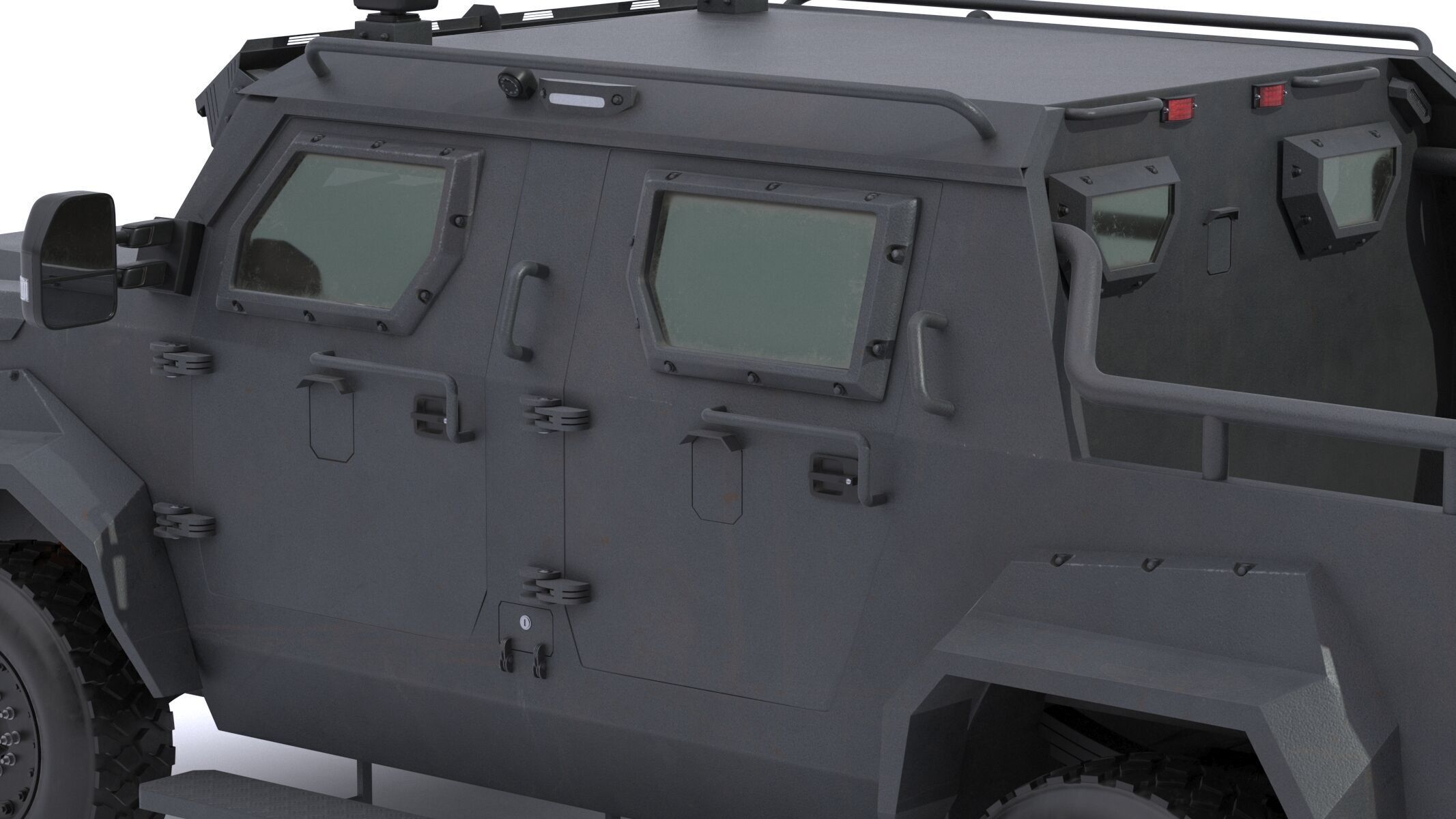 Alpine Armored Pit-Bull VXT Cal Tactical SWAT APC Truck 3D model_18
