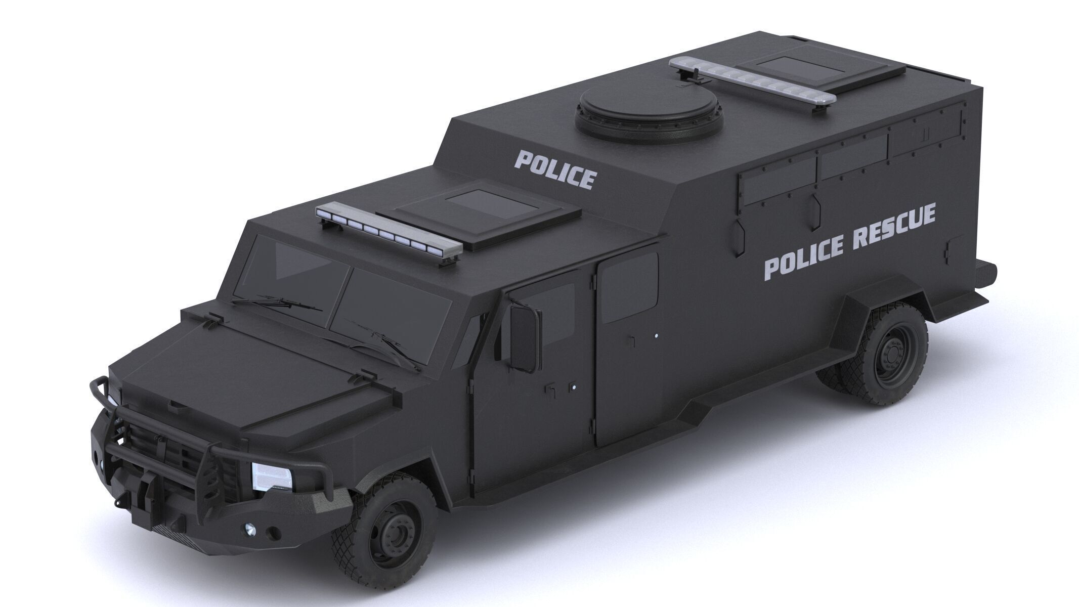 Alpine CUDA Armored Boxer Tactical SWAT Military Response Truck 3D model_22