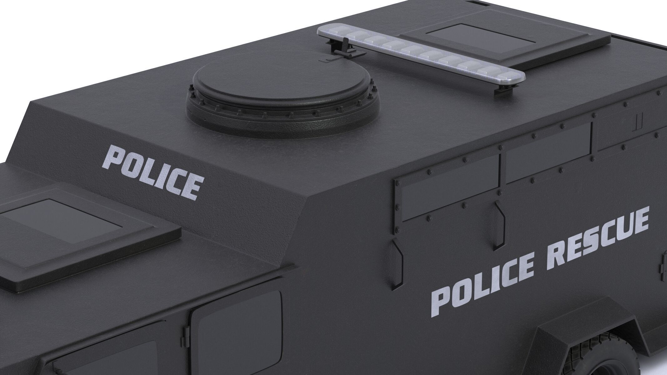 Alpine CUDA Armored Boxer Tactical SWAT Military Response Truck 3D model_23